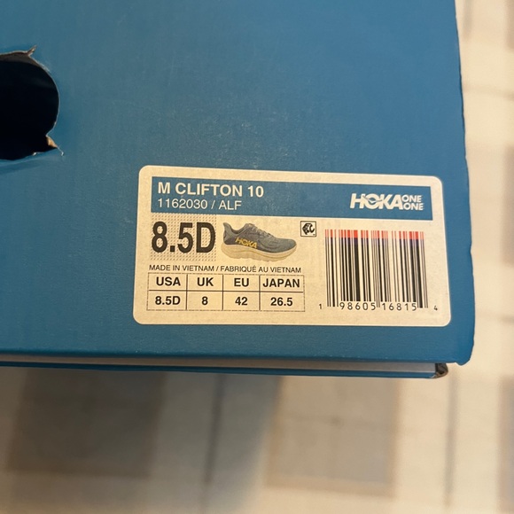 NWT Hoka Clifton 10 Running Walking Shoes - Picture 7 of 7